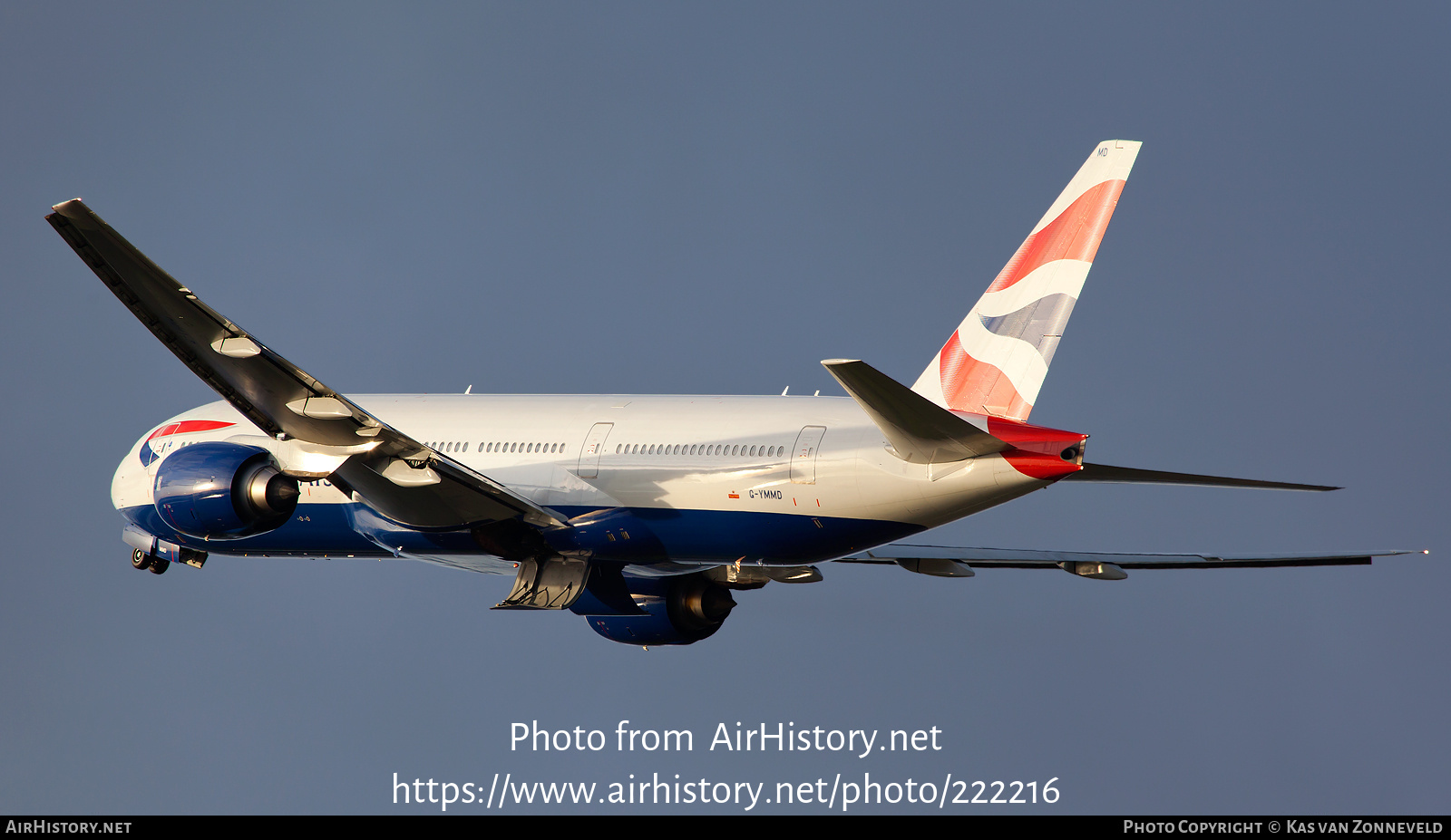 Aircraft Photo of G-YMMD | Boeing 777-236/ER | British Airways | AirHistory.net #222216