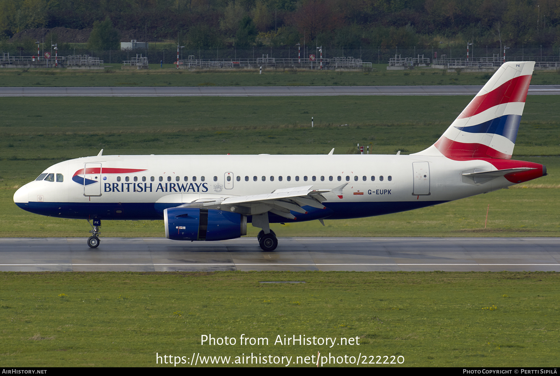 Aircraft Photo of G-EUPK | Airbus A319-131 | British Airways | AirHistory.net #222220