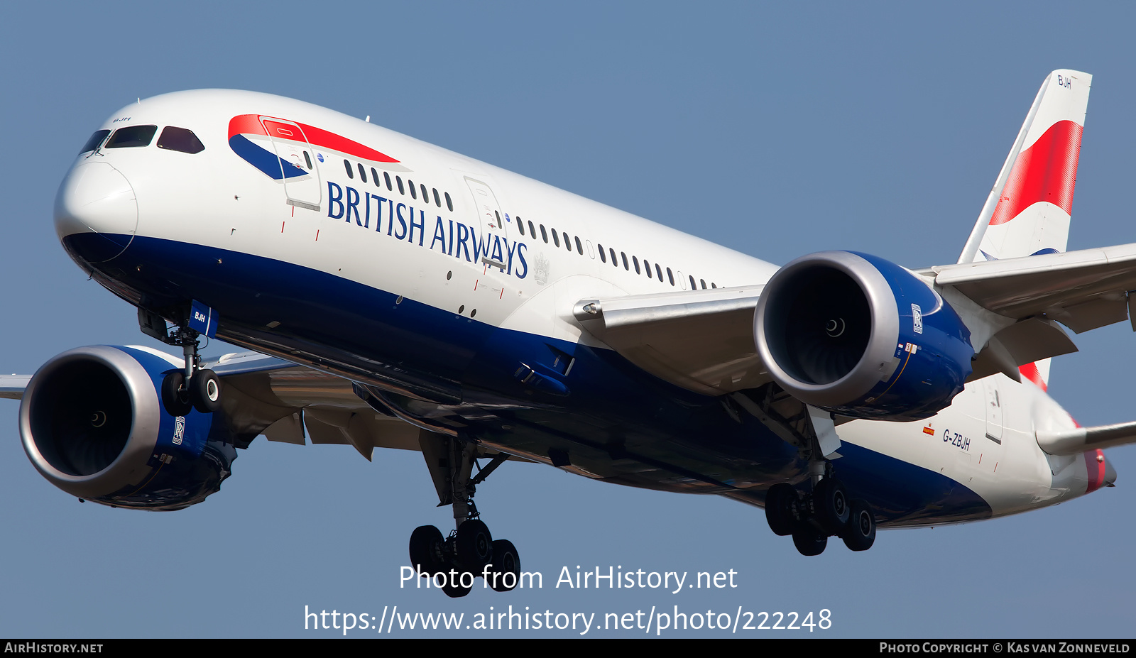 Aircraft Photo of G-ZBJH | Boeing 787-8 Dreamliner | British Airways | AirHistory.net #222248