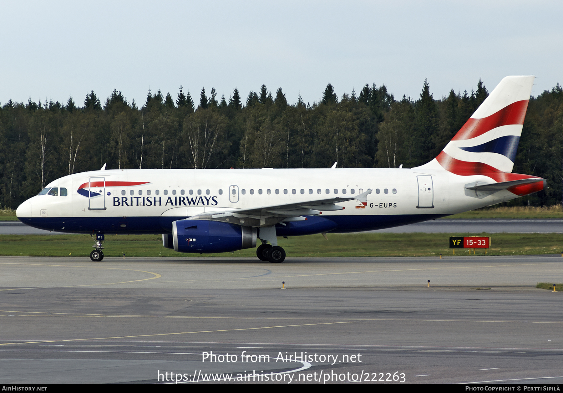 Aircraft Photo of G-EUPS | Airbus A319-131 | British Airways | AirHistory.net #222263