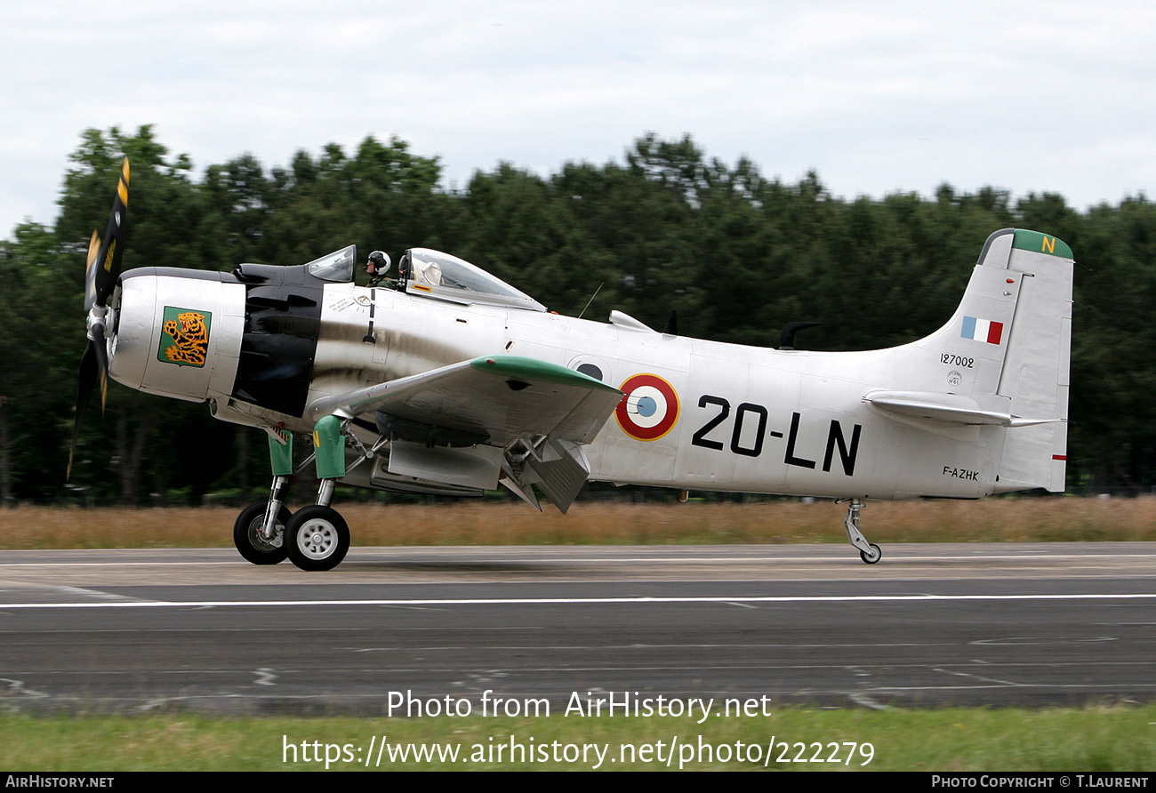 Aircraft Photo of F-AZHK / 127002 | Douglas A-1D Skyraider (AD-4NA) | France - Air Force | AirHistory.net #222279