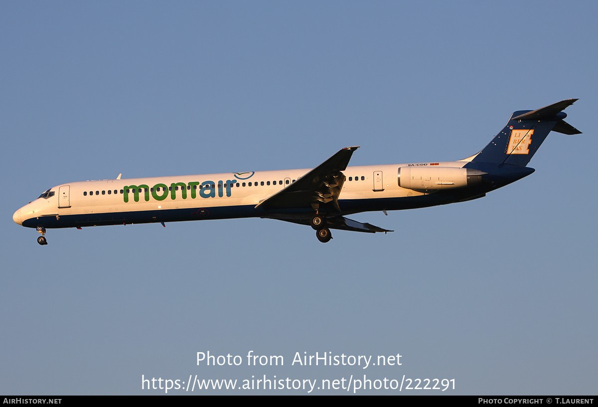 Aircraft Photo of 9A-CDD | McDonnell Douglas MD-82 (DC-9-82) | Mont Air | AirHistory.net #222291