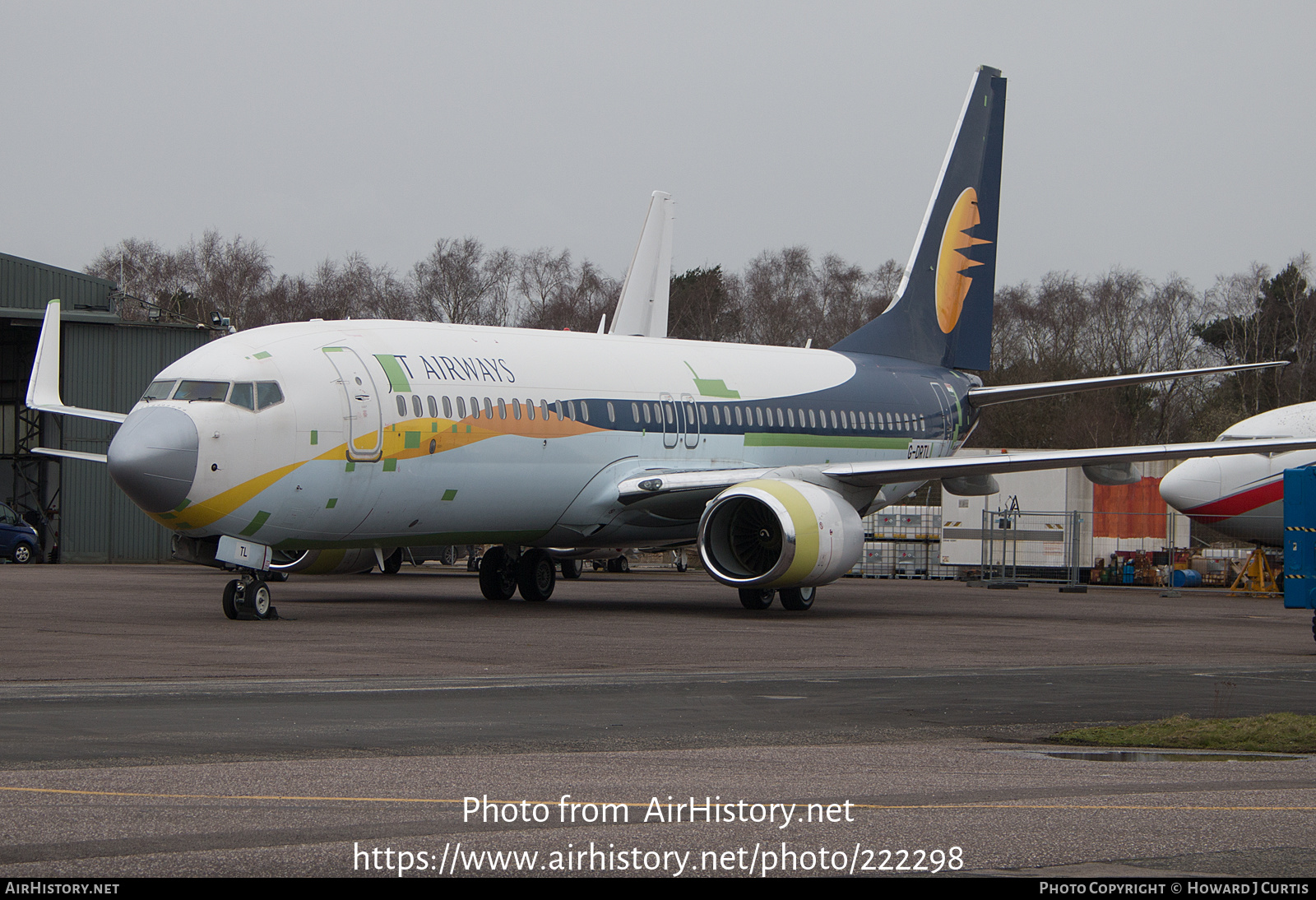 Aircraft Photo of G-DRTL | Boeing 737-8AL | Jet Airways | AirHistory.net #222298