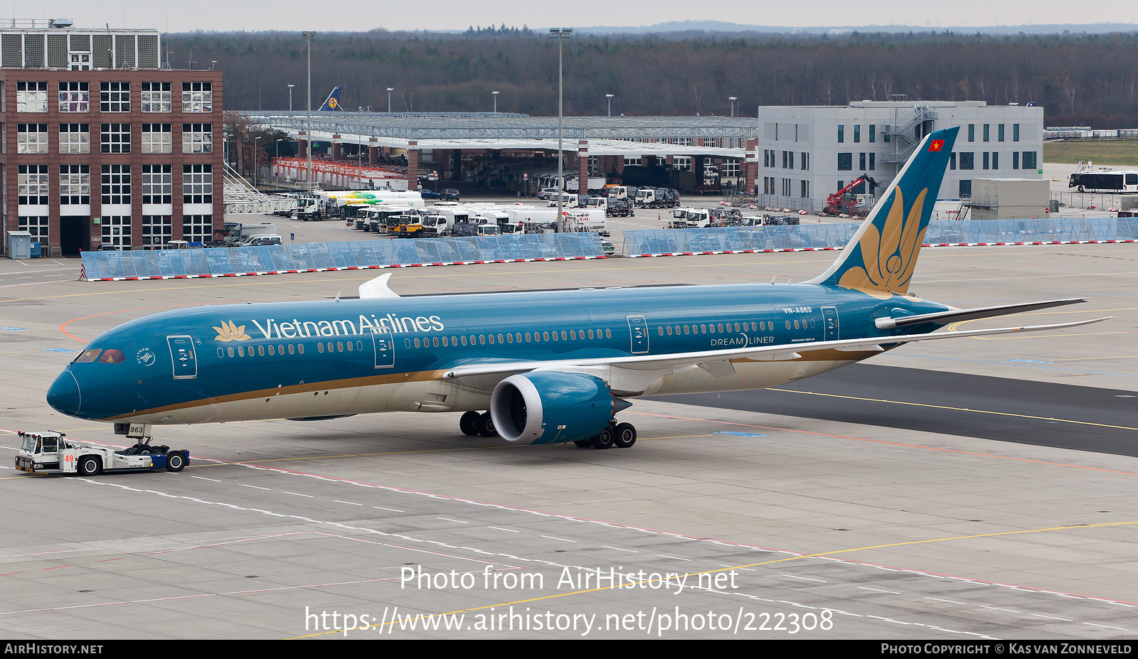 Aircraft Photo of VN-A863 | Boeing 787-9 Dreamliner | Vietnam Airlines | AirHistory.net #222308