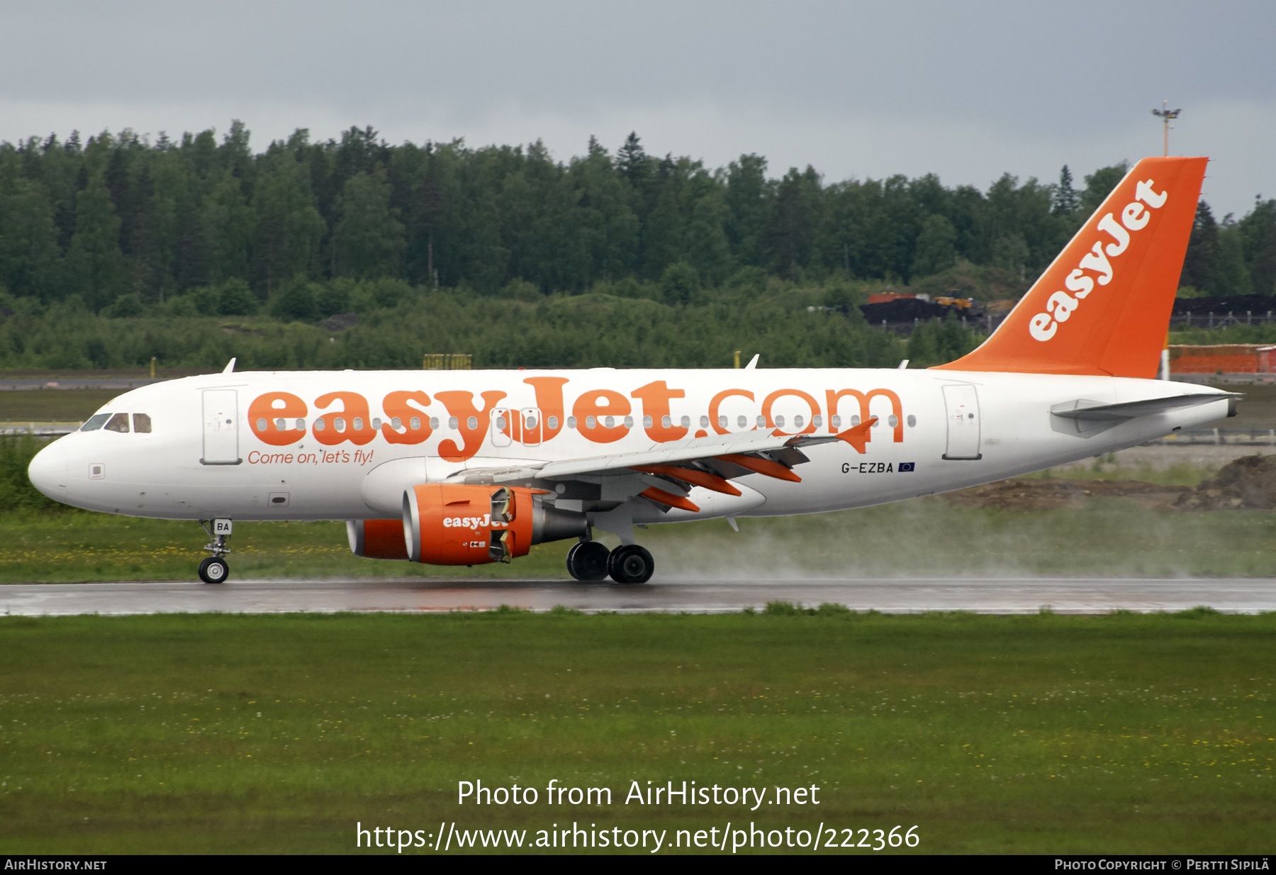 Aircraft Photo of G-EZBA | Airbus A319-111 | EasyJet | AirHistory.net #222366