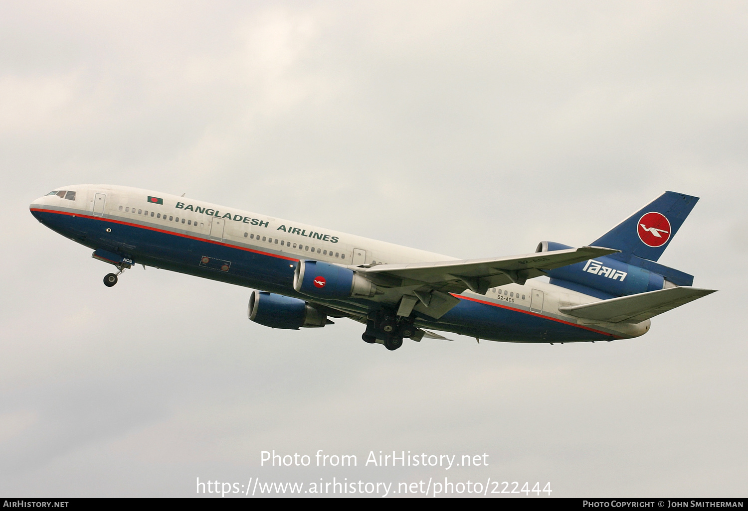 Aircraft Photo of S2-ACS | McDonnell Douglas DC-10-30 | Biman Bangladesh Airlines | AirHistory.net #222444