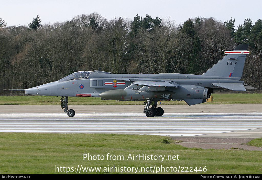 Aircraft Photo of XZ104 | Sepecat Jaguar GR3A | UK - Air Force | AirHistory.net #222446