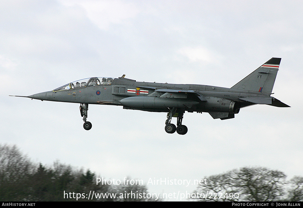 Aircraft Photo of XX835 | Sepecat Jaguar T4 | UK - Air Force | AirHistory.net #222490