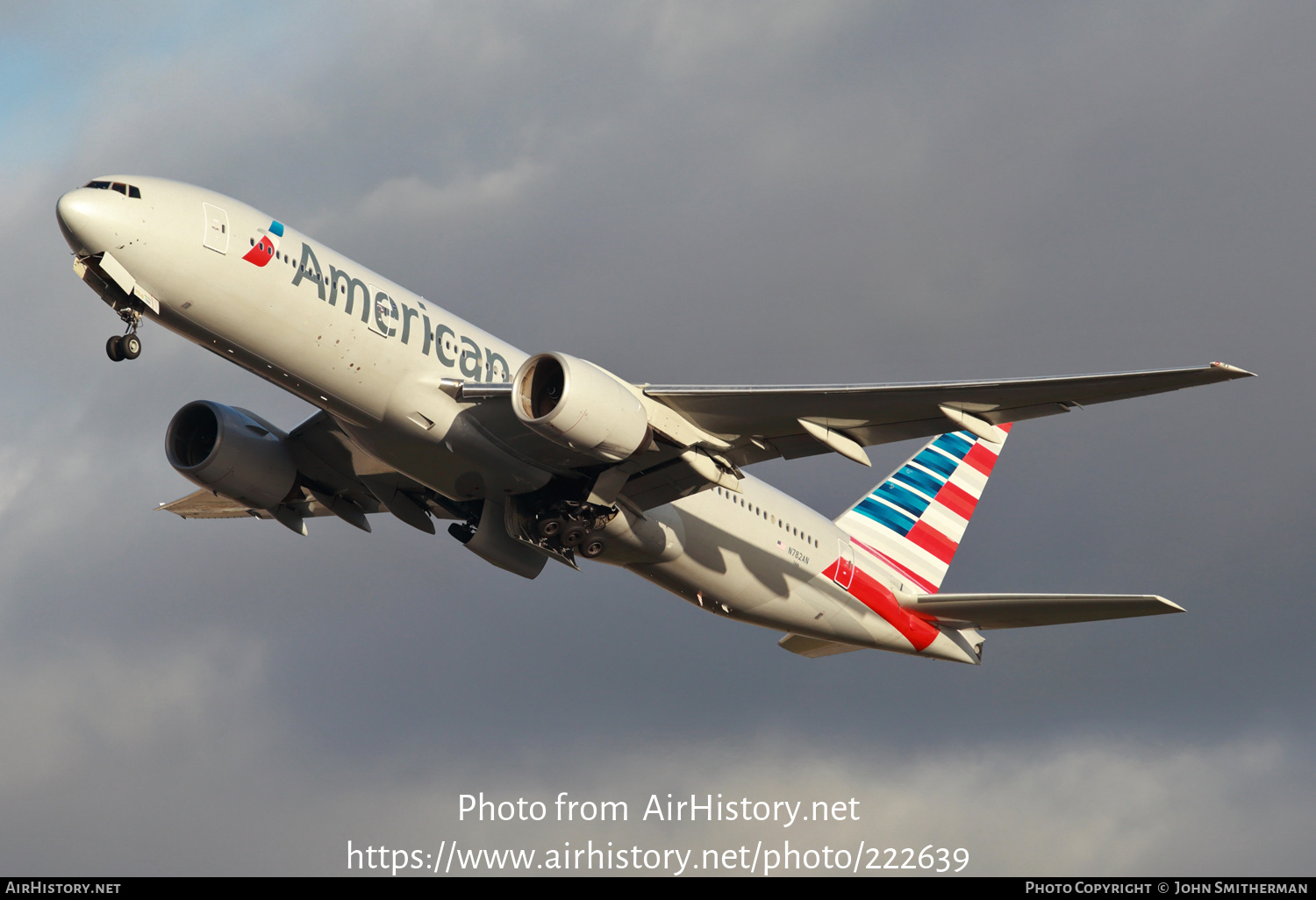 Aircraft Photo of N782AN | Boeing 777-223/ER | American Airlines | AirHistory.net #222639