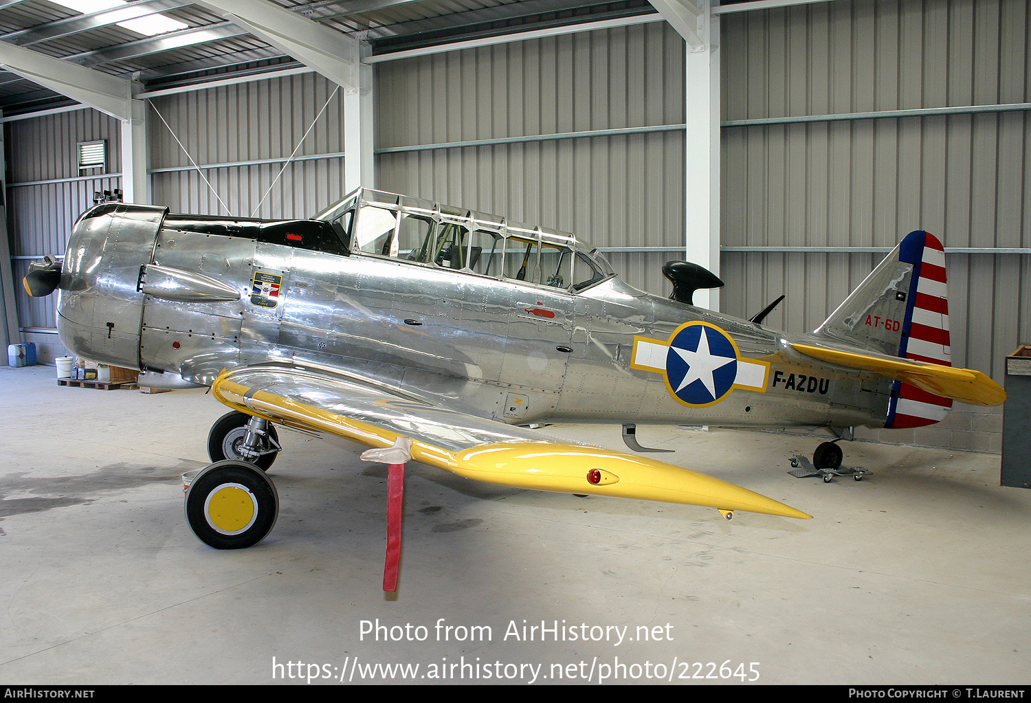 Aircraft Photo of F-AZDU | North American AT-6D Harvard III | USA - Air Force | AirHistory.net #222645