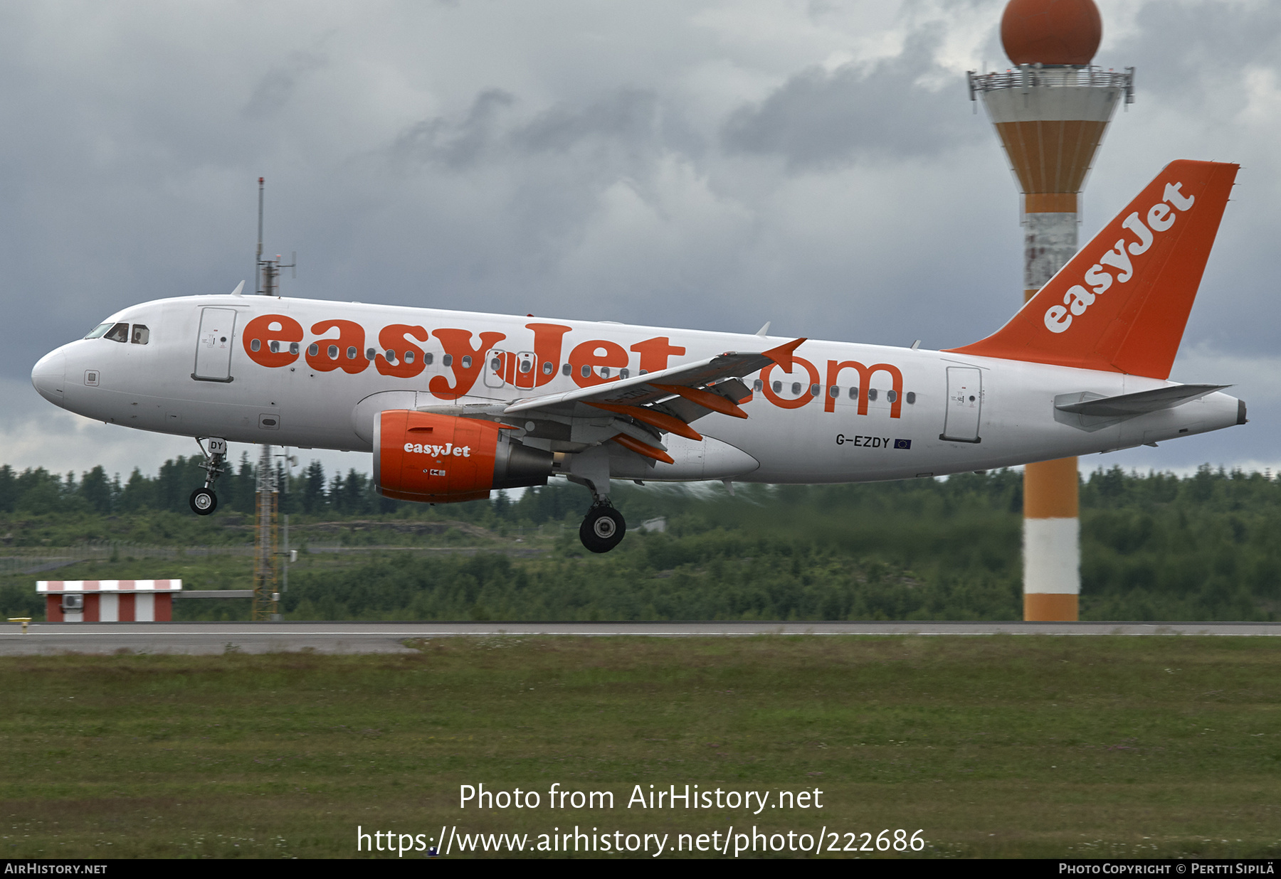 Aircraft Photo of G-EZDY | Airbus A319-111 | EasyJet | AirHistory.net #222686