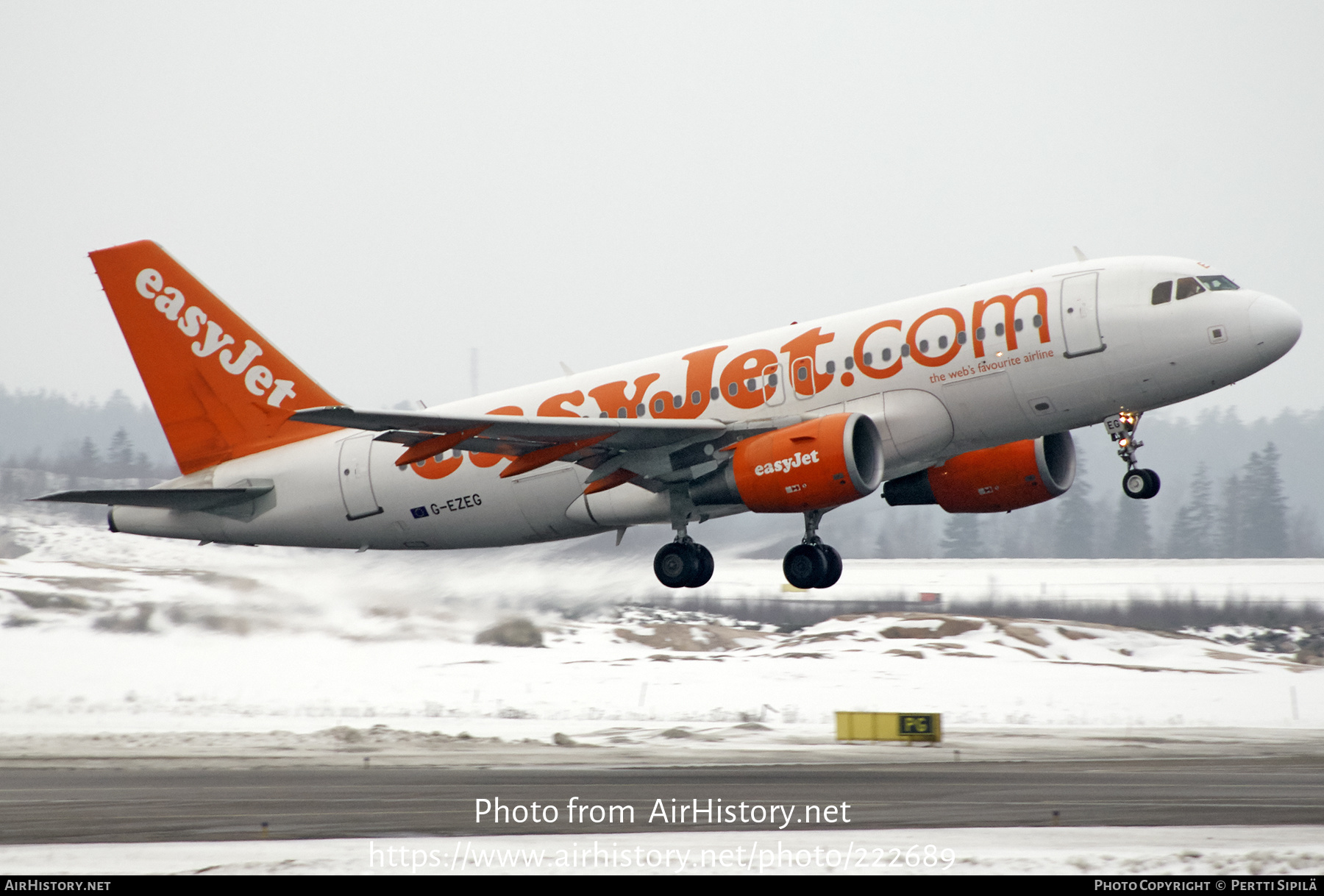 Aircraft Photo of G-EZEG | Airbus A319-111 | EasyJet | AirHistory.net #222689