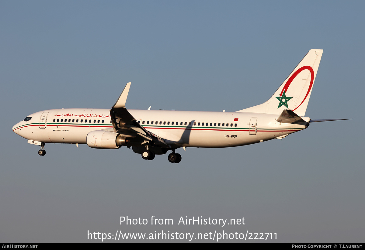 Aircraft Photo of CN-ROP | Boeing 737-8B6 | Royal Air Maroc - RAM | AirHistory.net #222711