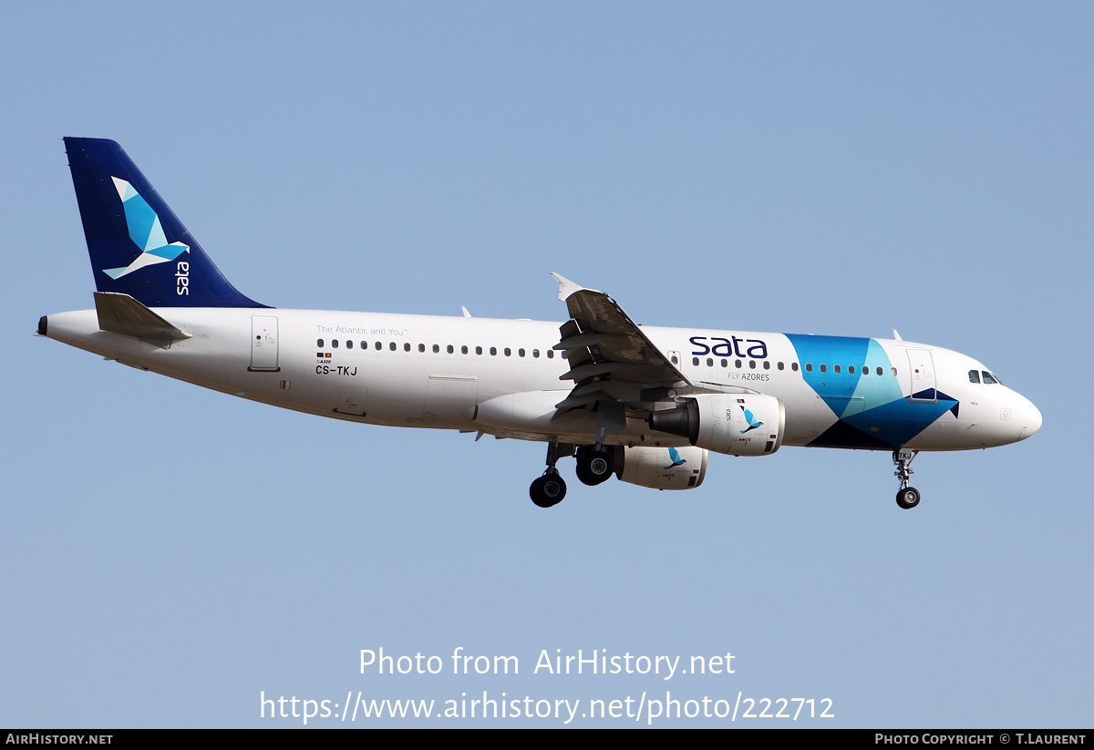 Aircraft Photo of CS-TKJ | Airbus A320-212 | SATA Internacional | AirHistory.net #222712