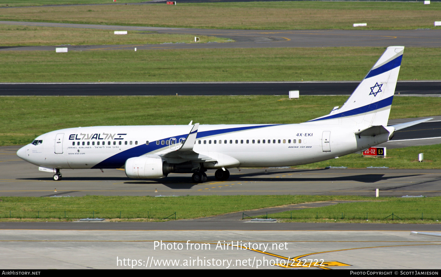 Aircraft Photo of 4X-EKI | Boeing 737-86N | El Al Israel Airlines | AirHistory.net #222722