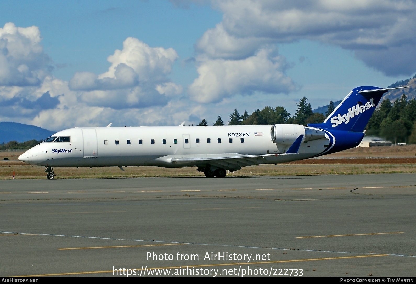 Aircraft Photo of N928EV | Bombardier CRJ-200ER (CL-600-2B19) | SkyWest Airlines | AirHistory.net #222733