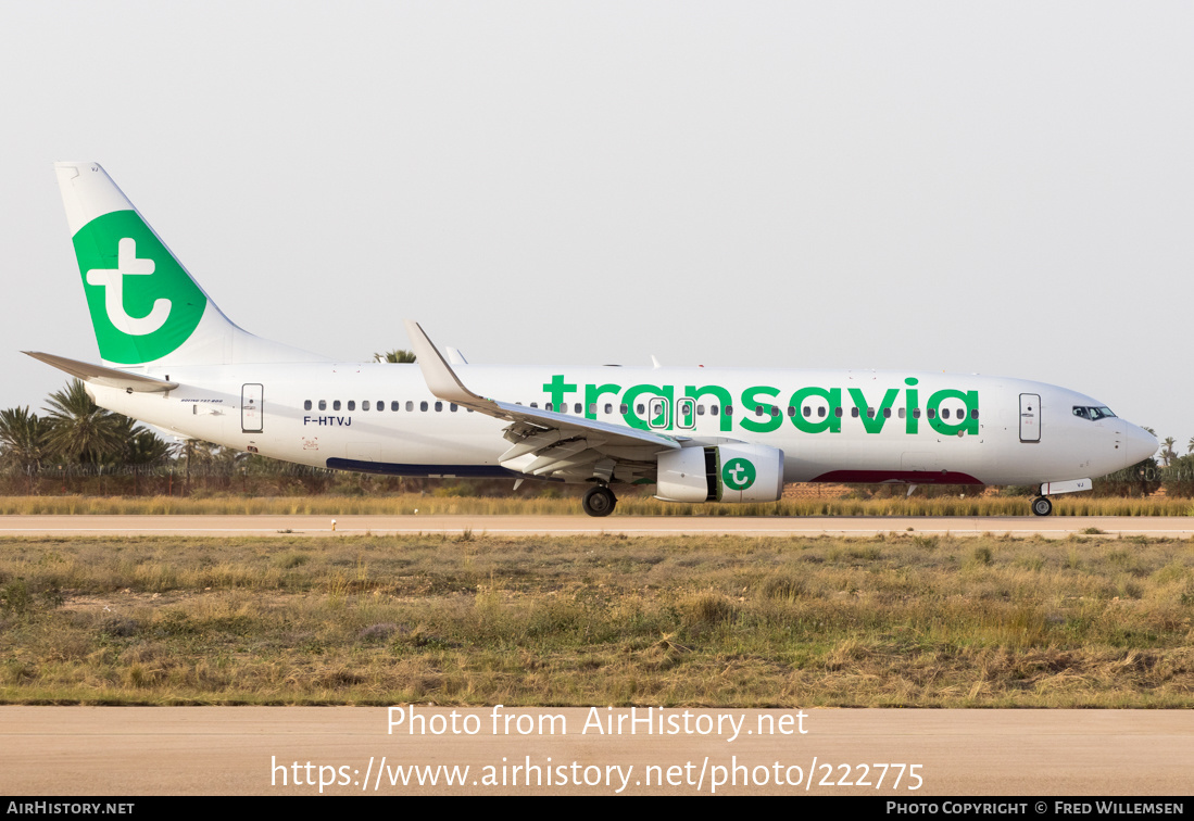 Aircraft Photo of F-HTVJ | Boeing 737-800 | Transavia | AirHistory.net #222775