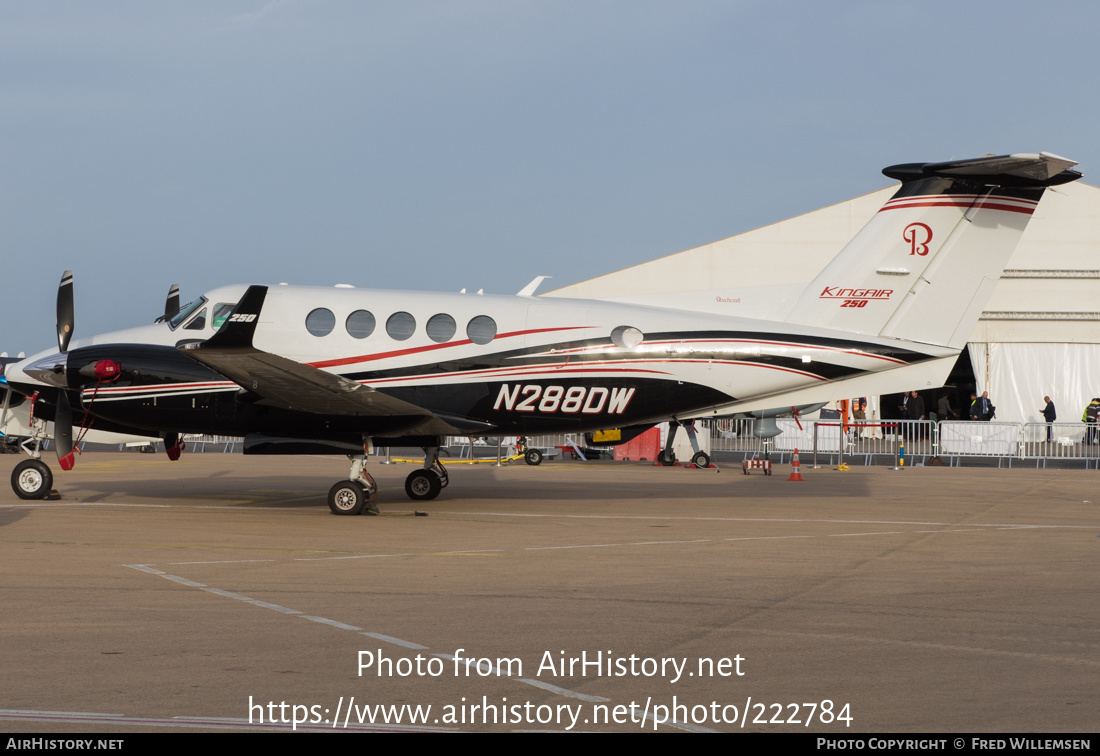 Aircraft Photo of N288DW | Beechcraft 250 King Air (200GT) | AirHistory.net #222784