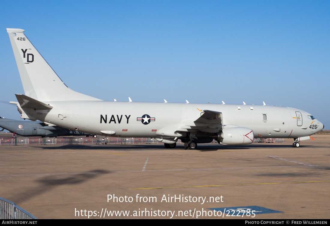 Aircraft Photo of 169426 / 426 | Boeing P-8A Poseidon | USA - Navy | AirHistory.net #222785