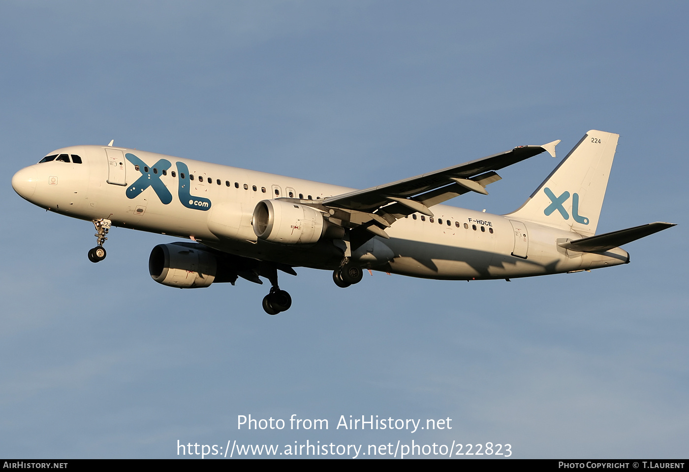 Aircraft Photo of F-HDCE | Airbus A320-211 | XL Airways | AirHistory.net #222823