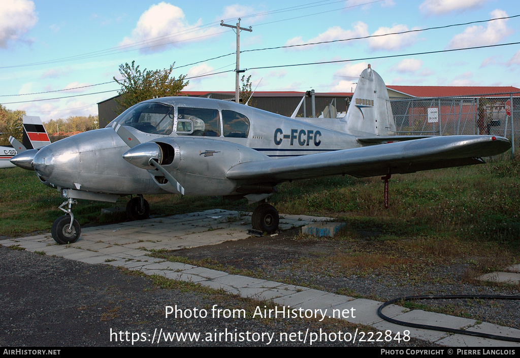 Aircraft Photo of C-FCFC | Piper PA-23-160 Apache | Devenir Pilote | AirHistory.net #222848