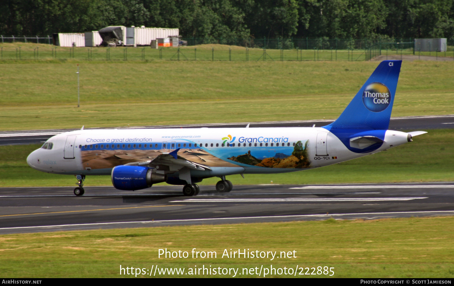 Aircraft Photo of OO-TCI | Airbus A320-214 | Thomas Cook Airlines | AirHistory.net #222885