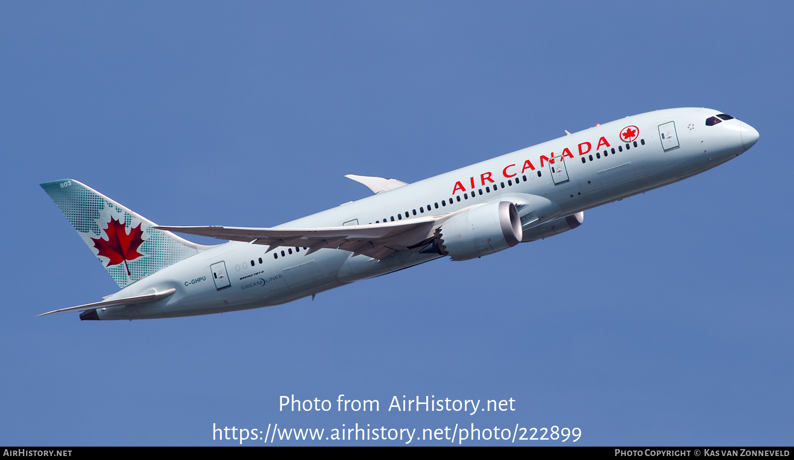 Aircraft Photo of C-GHPU | Boeing 787-8 Dreamliner | Air Canada | AirHistory.net #222899