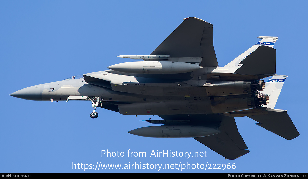 Aircraft Photo of 86-0161 / AF86-161 | McDonnell Douglas F-15C Eagle | USA - Air Force | AirHistory.net #222966