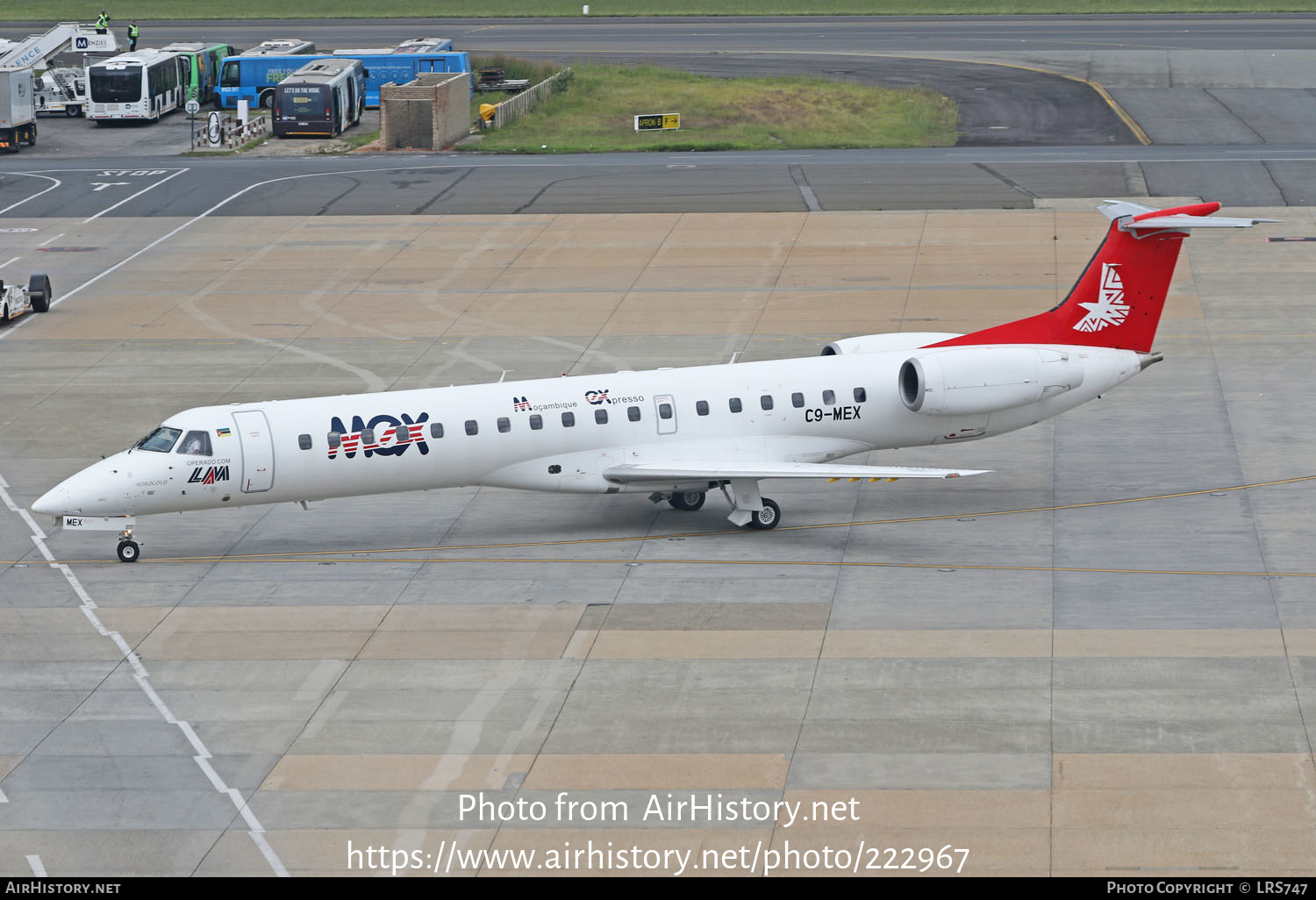 Aircraft Photo of C9-MEX | Embraer ERJ-145MP (EMB-145MP) | MEX - Moçambique Expresso | AirHistory.net #222967