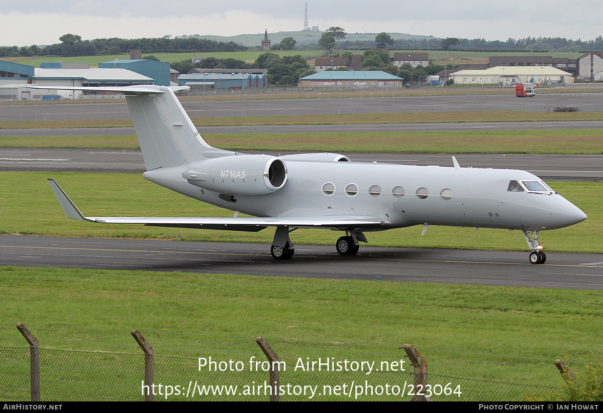 Aircraft Photo of N716AS | Gulfstream Aerospace G-IV Gulfstream IV | AirHistory.net #223064