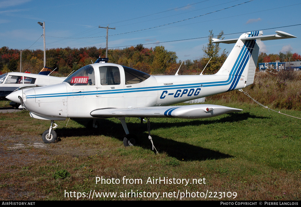 Aircraft Photo of C-GPQG | Piper PA-38-112 Tomahawk | AirHistory.net #223109