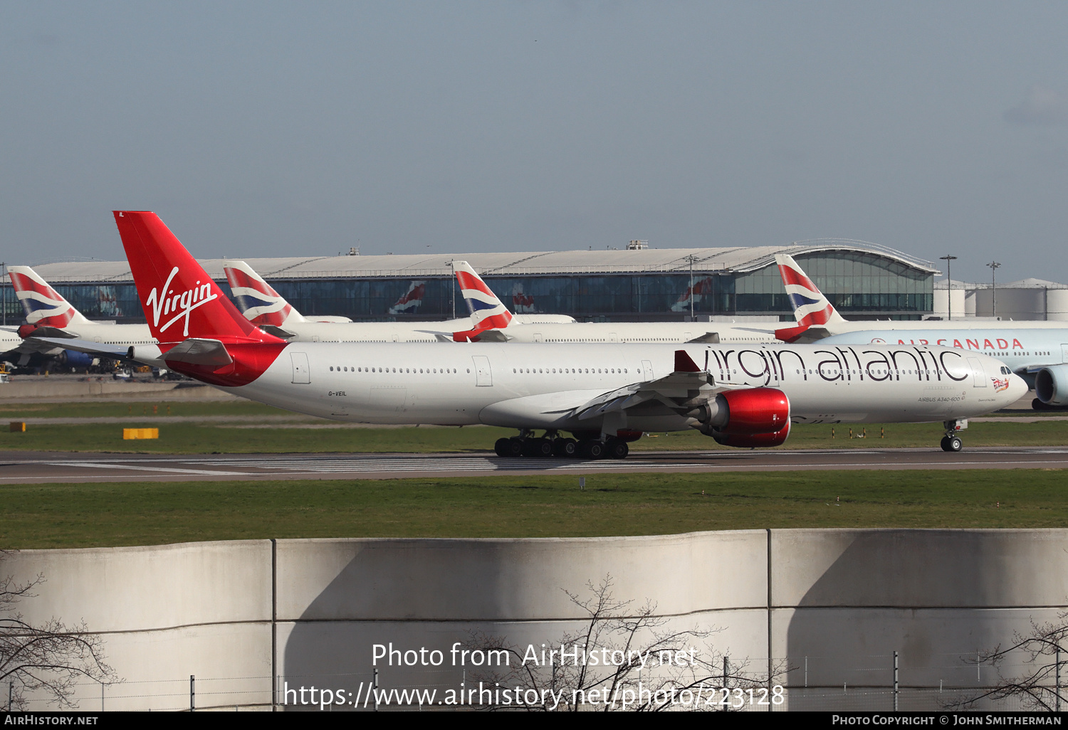 Aircraft Photo of G-VEIL | Airbus A340-642 | Virgin Atlantic Airways | AirHistory.net #223128