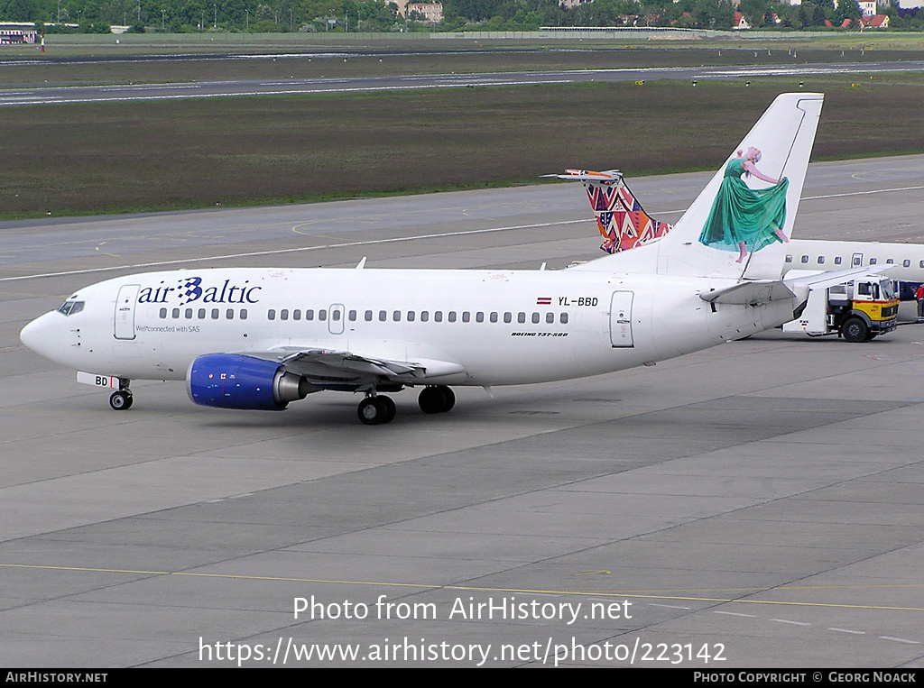 Aircraft Photo of YL-BBD | Boeing 737-53S | AirBaltic | AirHistory.net #223142