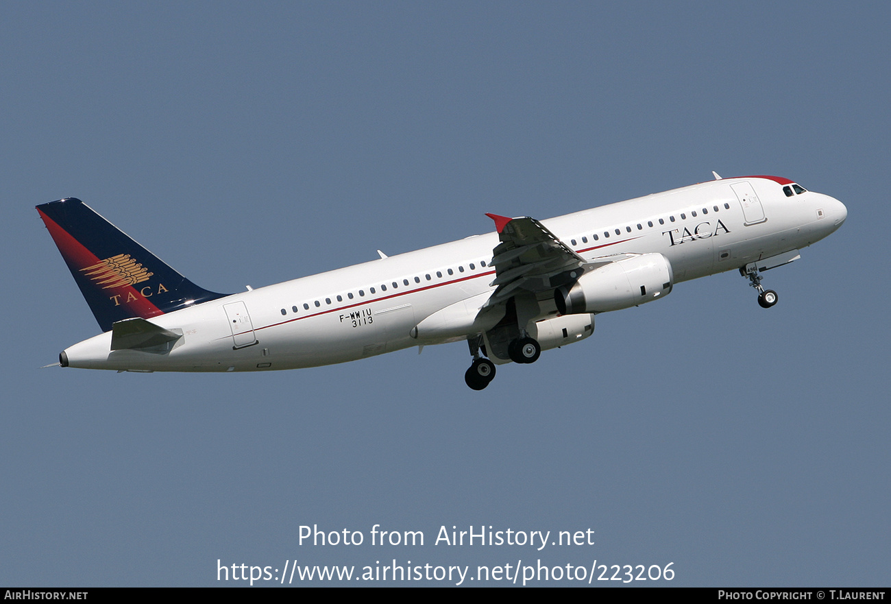 Aircraft Photo of F-WWIU | Airbus A320-233 | TACA - Transportes Aéreos Centro Americanos | AirHistory.net #223206