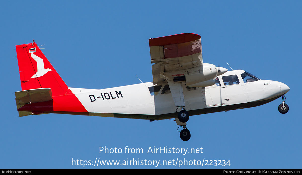 Aircraft Photo of D-IOLM | Britten-Norman BN-2A-26 Islander | OFD - Ostfriesischer Flug‑Dienst | AirHistory.net #223234