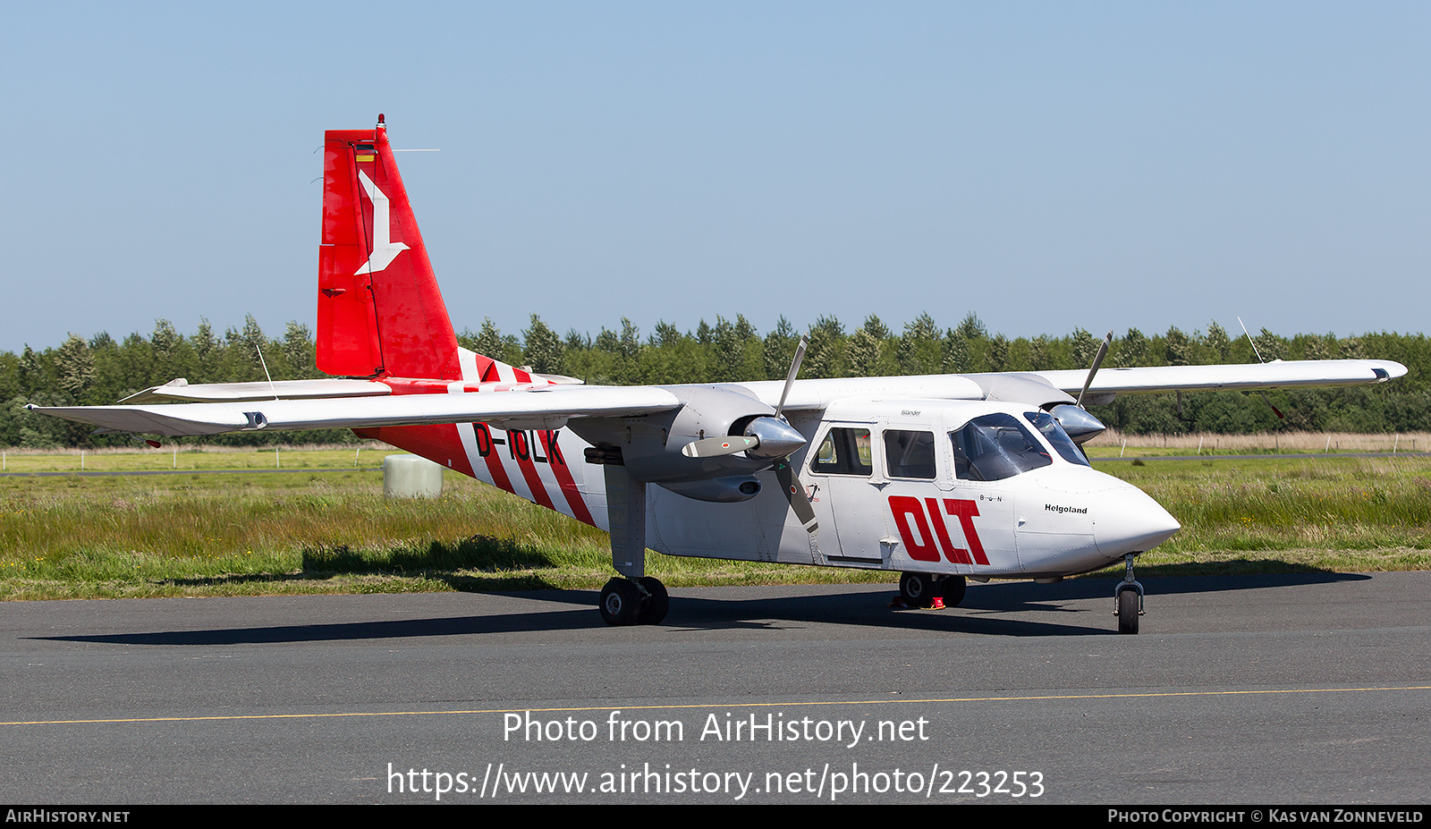 Aircraft Photo of D-IOLK | Britten-Norman BN-2B-26 Islander | OFD - Ostfriesischer Flug‑Dienst | AirHistory.net #223253