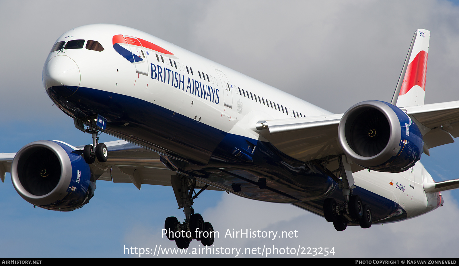 Aircraft Photo of G-ZBKG | Boeing 787-9 Dreamliner | British Airways | AirHistory.net #223254