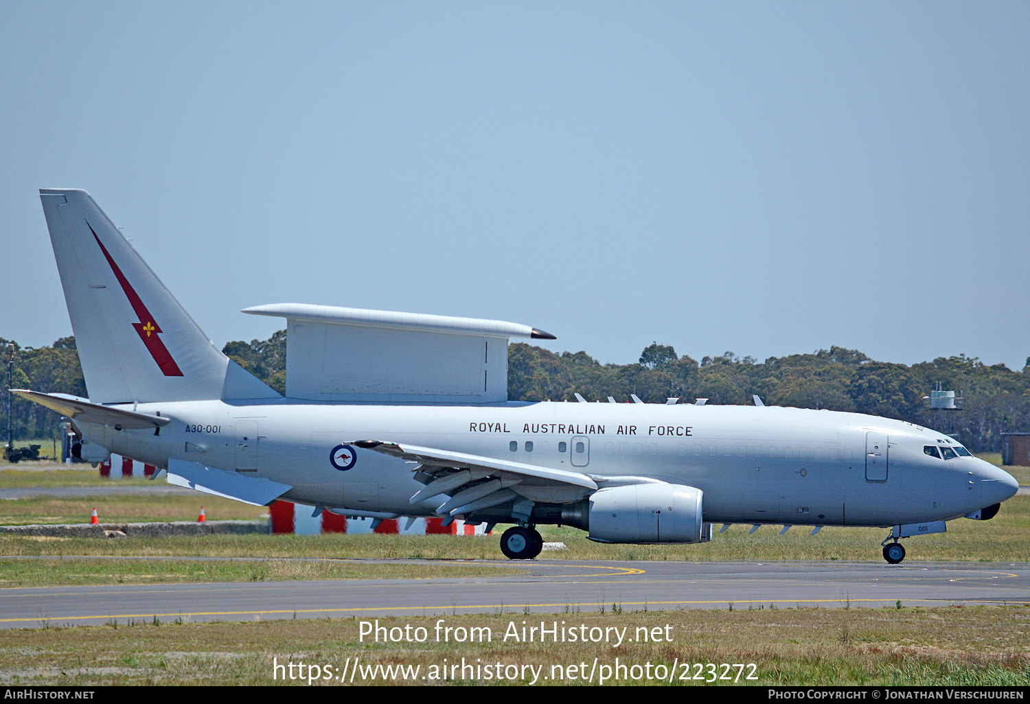 Aircraft Photo of A30-001 | Boeing E-7A Wedgetail | Australia - Air Force | AirHistory.net #223272