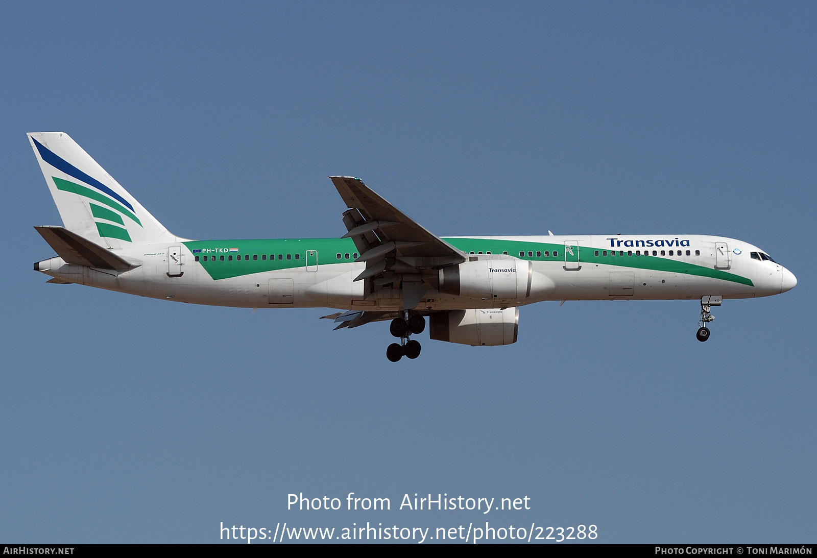 Aircraft Photo of PH-TKD | Boeing 757-2K2 | Transavia | AirHistory.net #223288