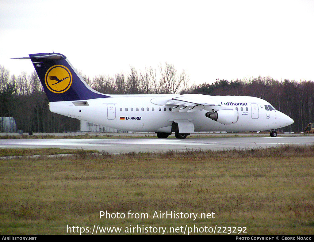 Aircraft Photo of D-AVRM | British Aerospace Avro 146-RJ85 | Lufthansa | AirHistory.net #223292