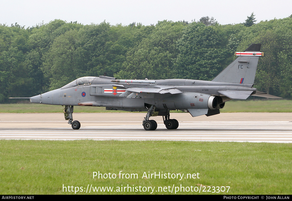 Aircraft Photo of XZ366 | Sepecat Jaguar GR3A | UK - Air Force | AirHistory.net #223307