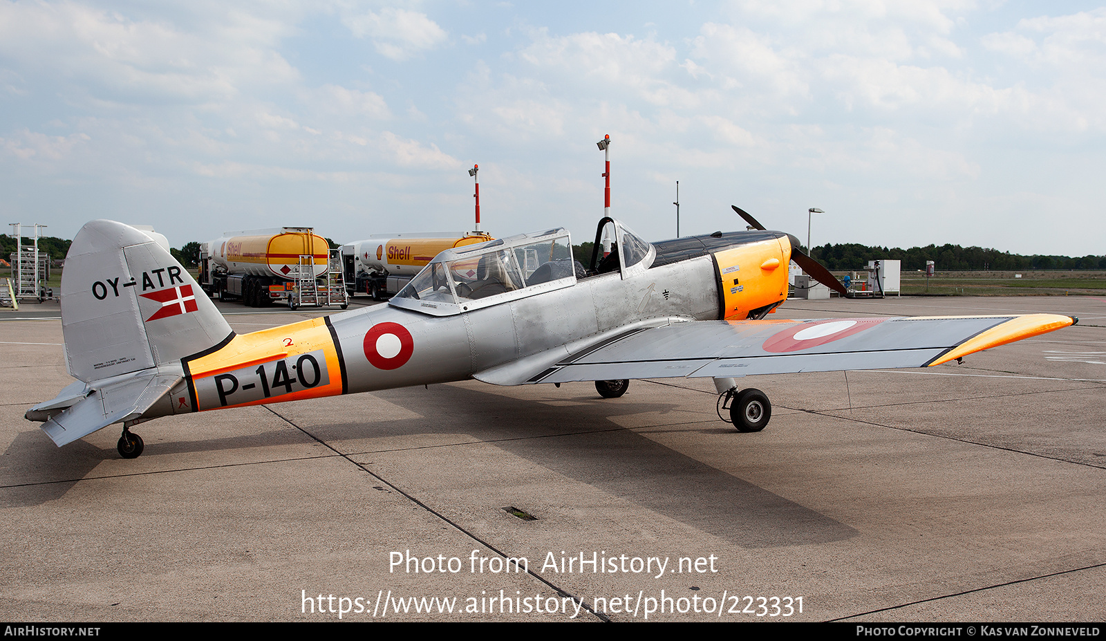 Aircraft Photo of OY-ATR / P-140 | De Havilland DHC-1 Chipmunk 22 | Denmark - Air Force | AirHistory.net #223331