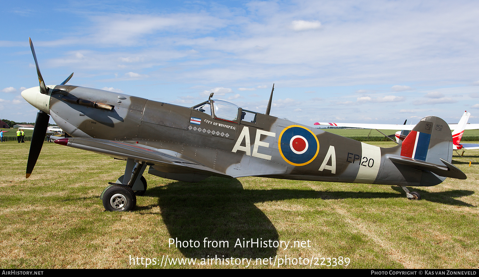 Aircraft Photo of G-LFVB / EP120 | Supermarine 349 Spitfire LF5B | UK - Air Force | AirHistory.net #223389