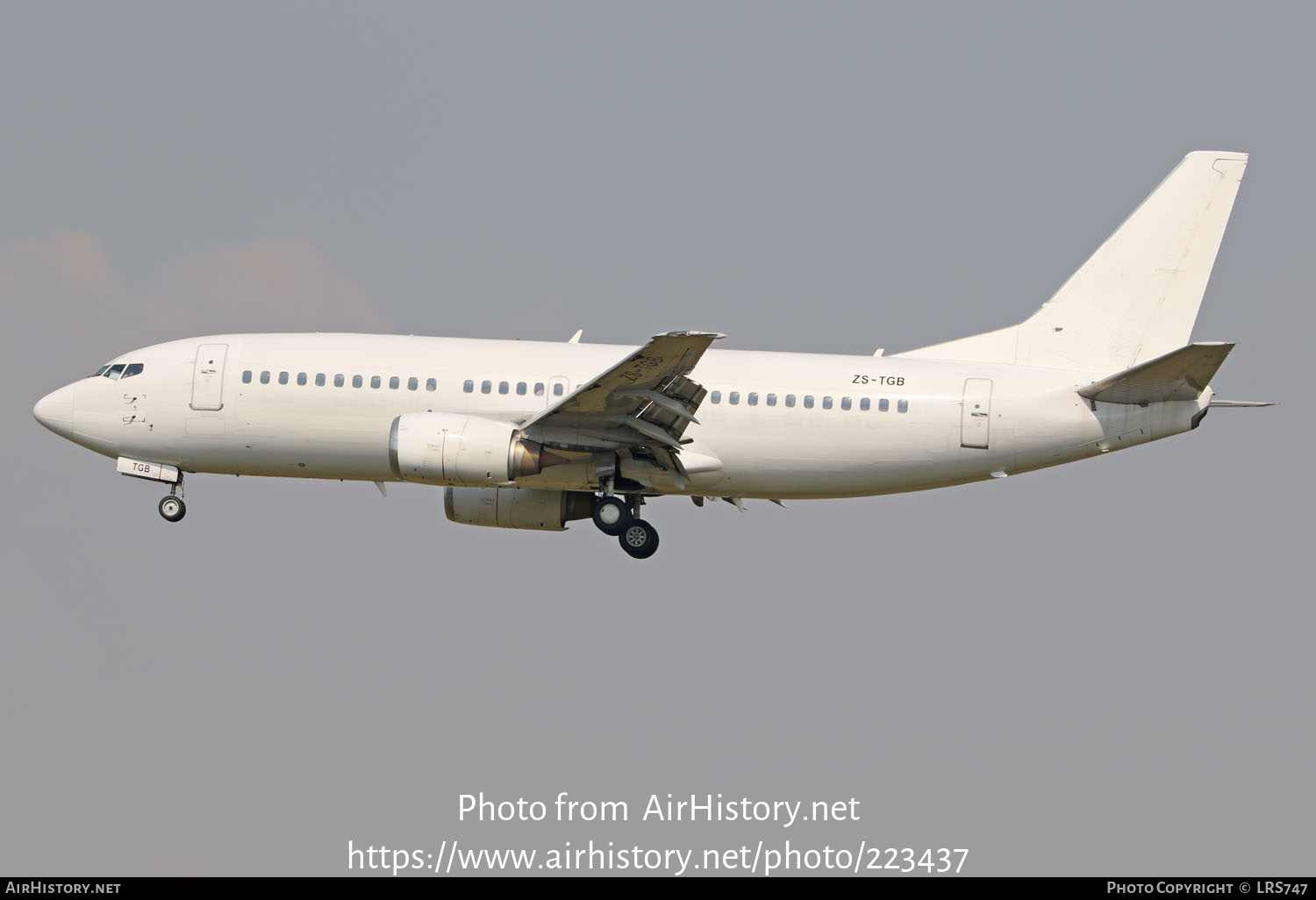 Aircraft Photo of ZS-TGB | Boeing 737-36Q | AirHistory.net #223437