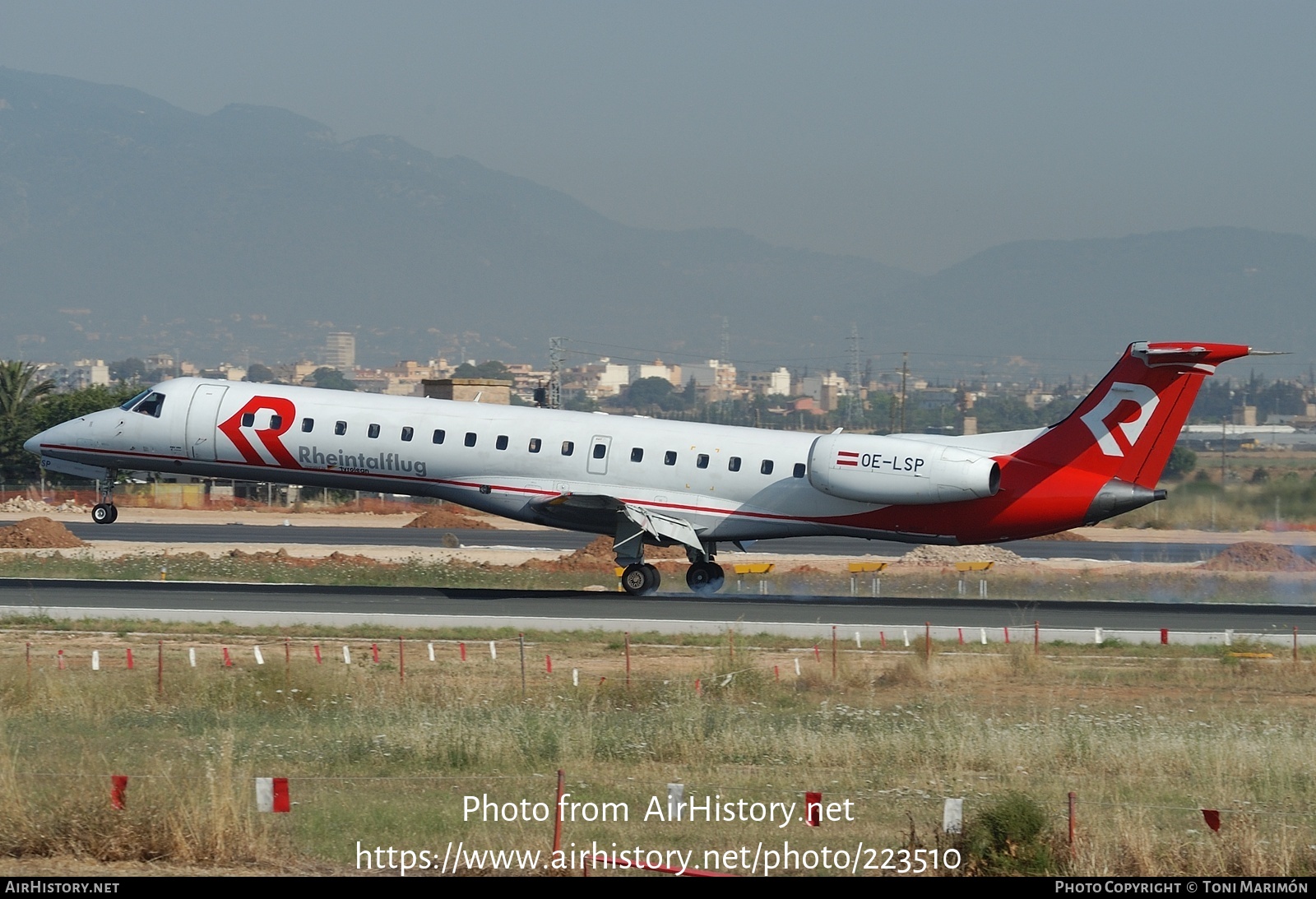 Aircraft Photo of OE-LSP | Embraer ERJ-145MP (EMB-145MP) | Rheintalflug | AirHistory.net #223510