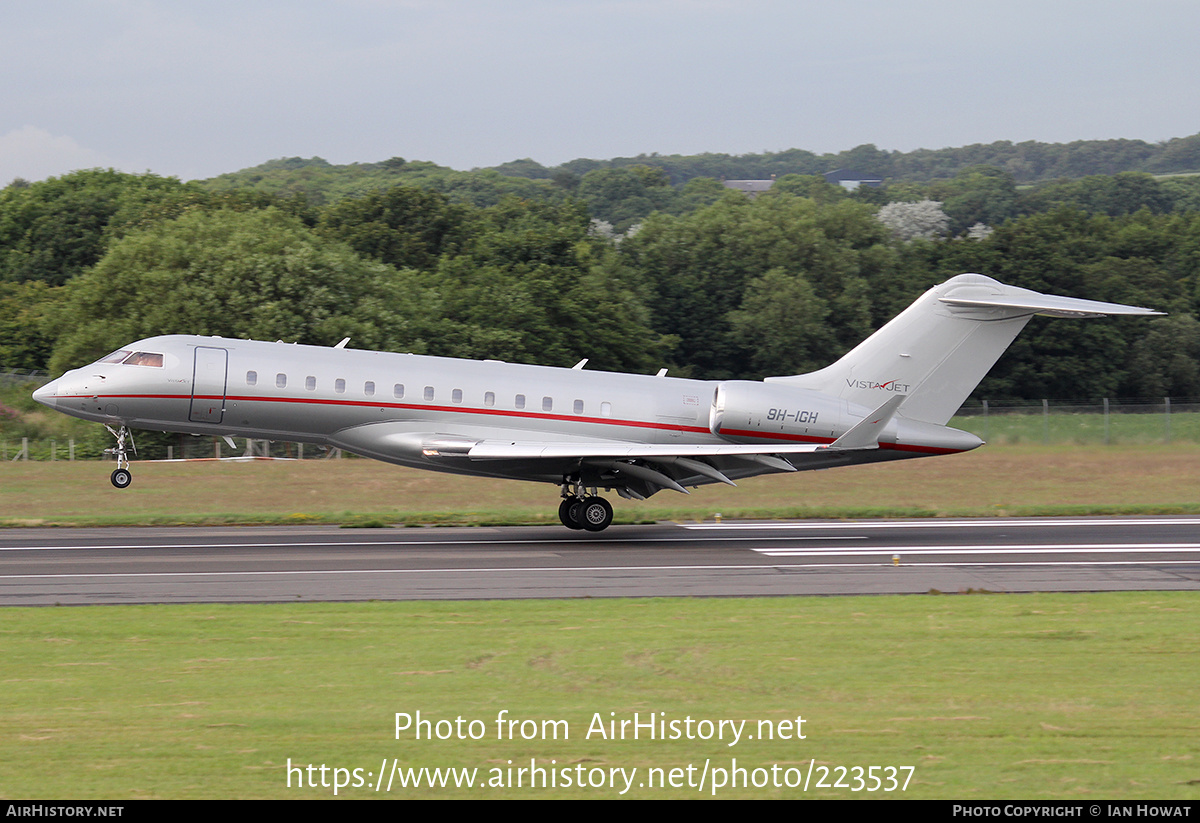 Aircraft Photo of 9H-IGH | Bombardier Global 6000 (BD-700-1A10) | VistaJet | AirHistory.net #223537