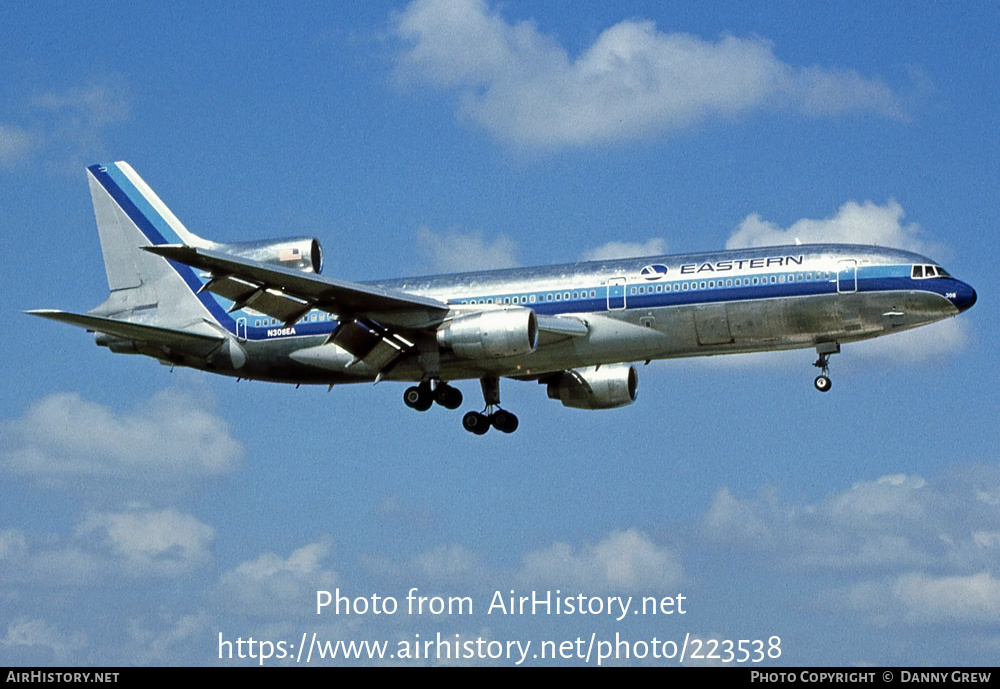 Aircraft Photo of N308EA | Lockheed L-1011-385-1 TriStar 1 | Eastern Air Lines | AirHistory.net #223538