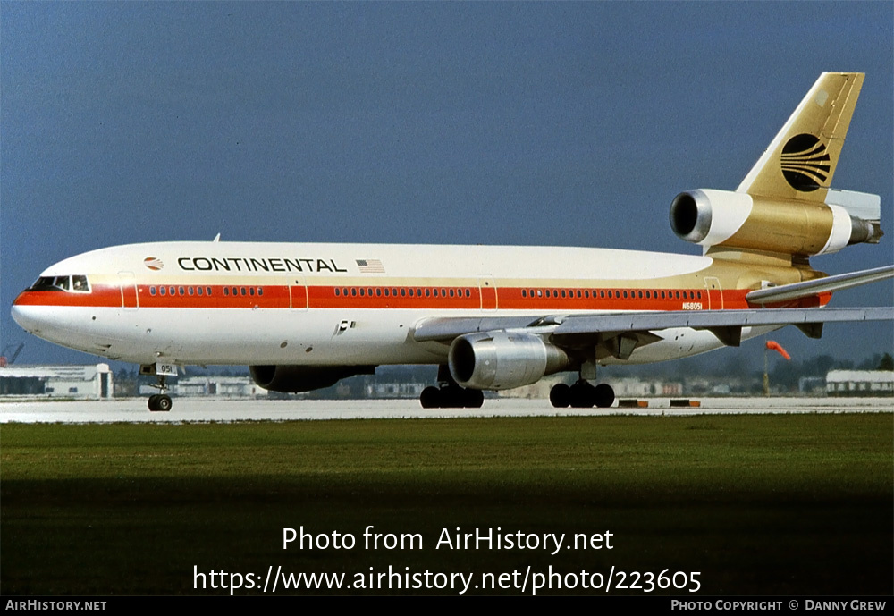 Aircraft Photo of N68051 | McDonnell Douglas DC-10-10CF | Continental Airlines | AirHistory.net #223605