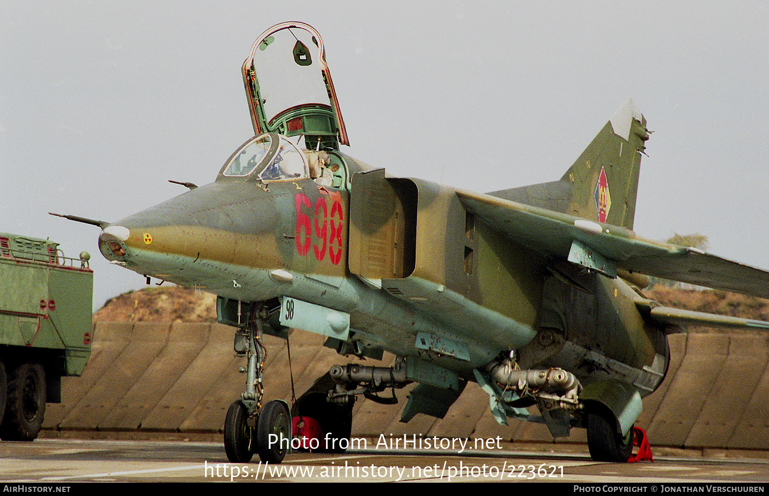 Aircraft Photo of 698 | Mikoyan-Gurevich MiG-23BN | East Germany - Air Force | AirHistory.net #223621