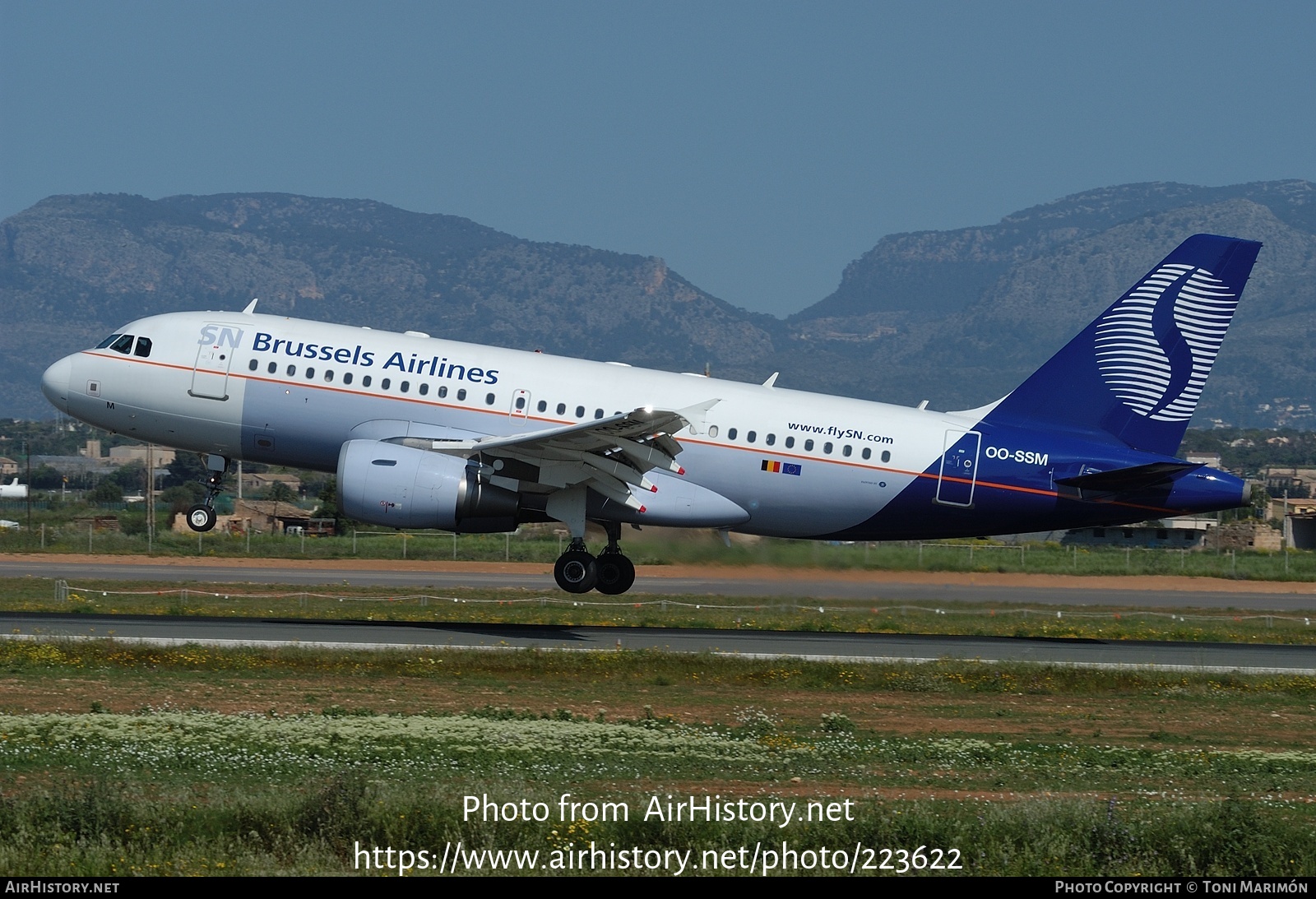 Aircraft Photo of OO-SSM | Airbus A319-112 | SN Brussels Airlines | AirHistory.net #223622